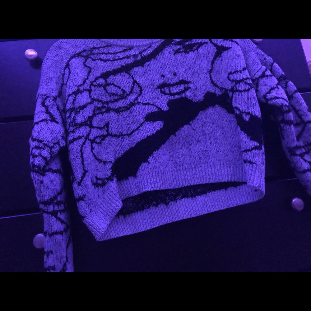 Knitted crop top